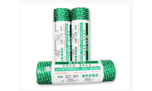 Rooting resistance high polymer polyethylene polypropylene fiber waterproof coiled material