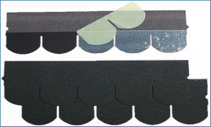 Fish Scale Asphalt Shingles